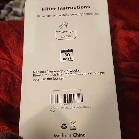 DownyPaws wireless cat water fountain FILTERS -New - Picture 8 of 9